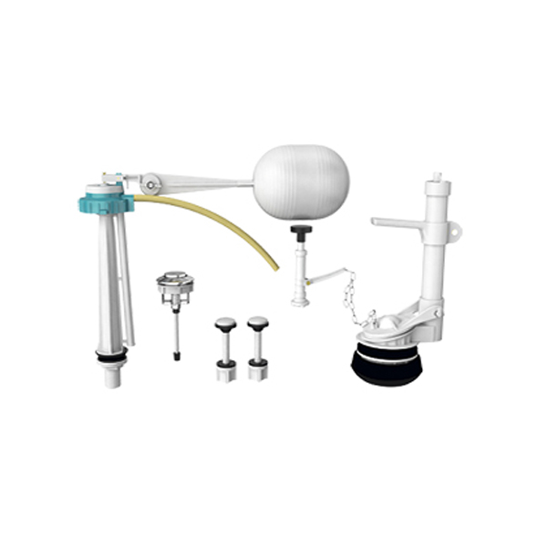 Sistema para inodoro 2 piezas con boton