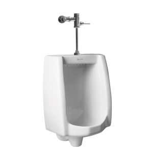 Urinario con fluxómetro mecánico