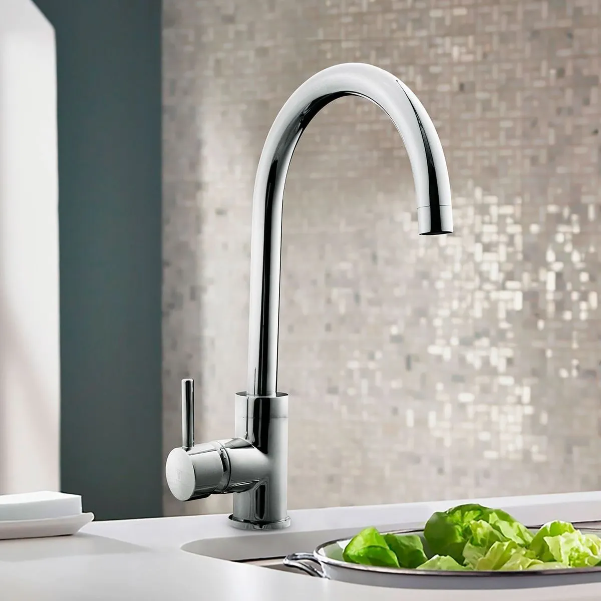 MEZCLADORA MONOCOMANDO MUEBLE BALI VAINSA - Imagen 2